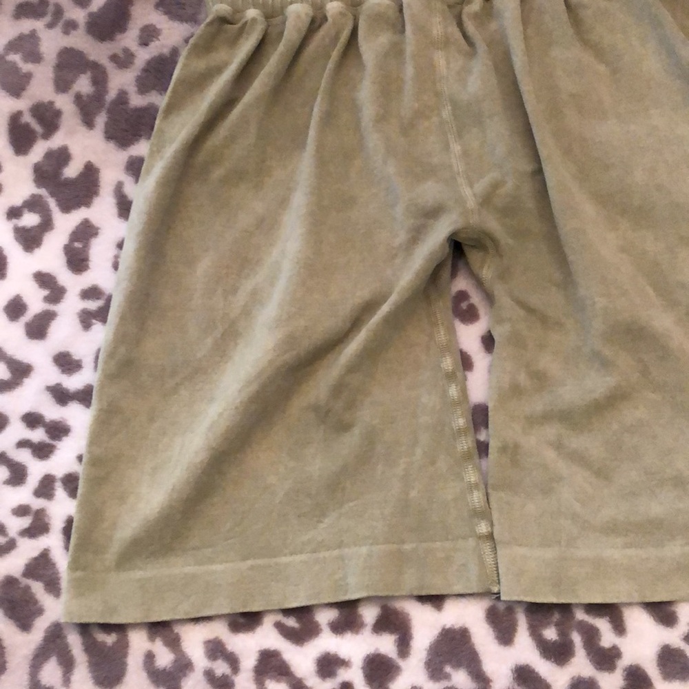 Free People Good Karma Ruched Shorts in Green Size XS/S - Picture 6 of 16